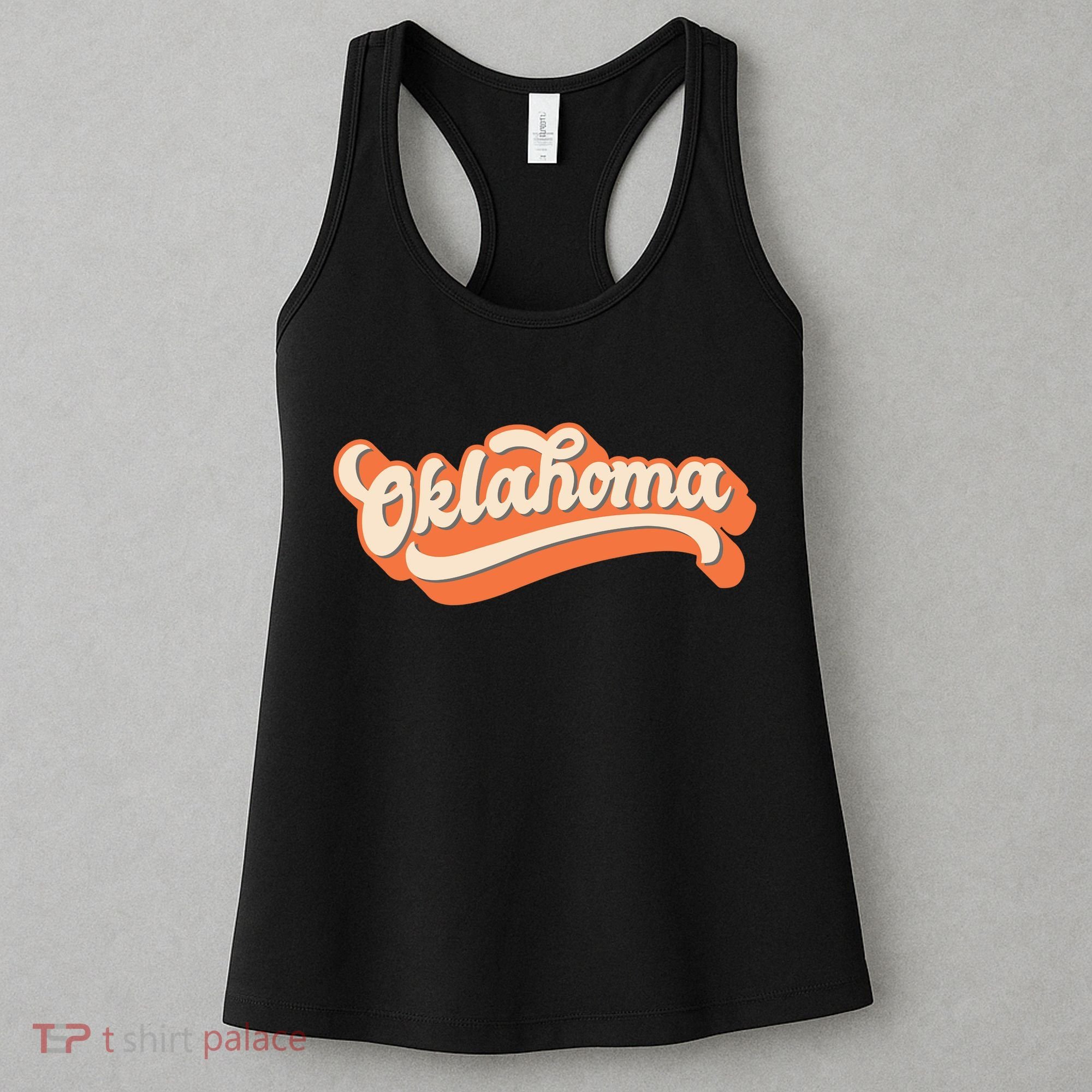 Oklahoma America USA State Retro Women's Tank Top
