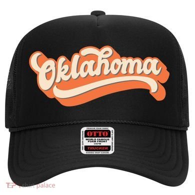 Oklahoma America USA State Retro Hat