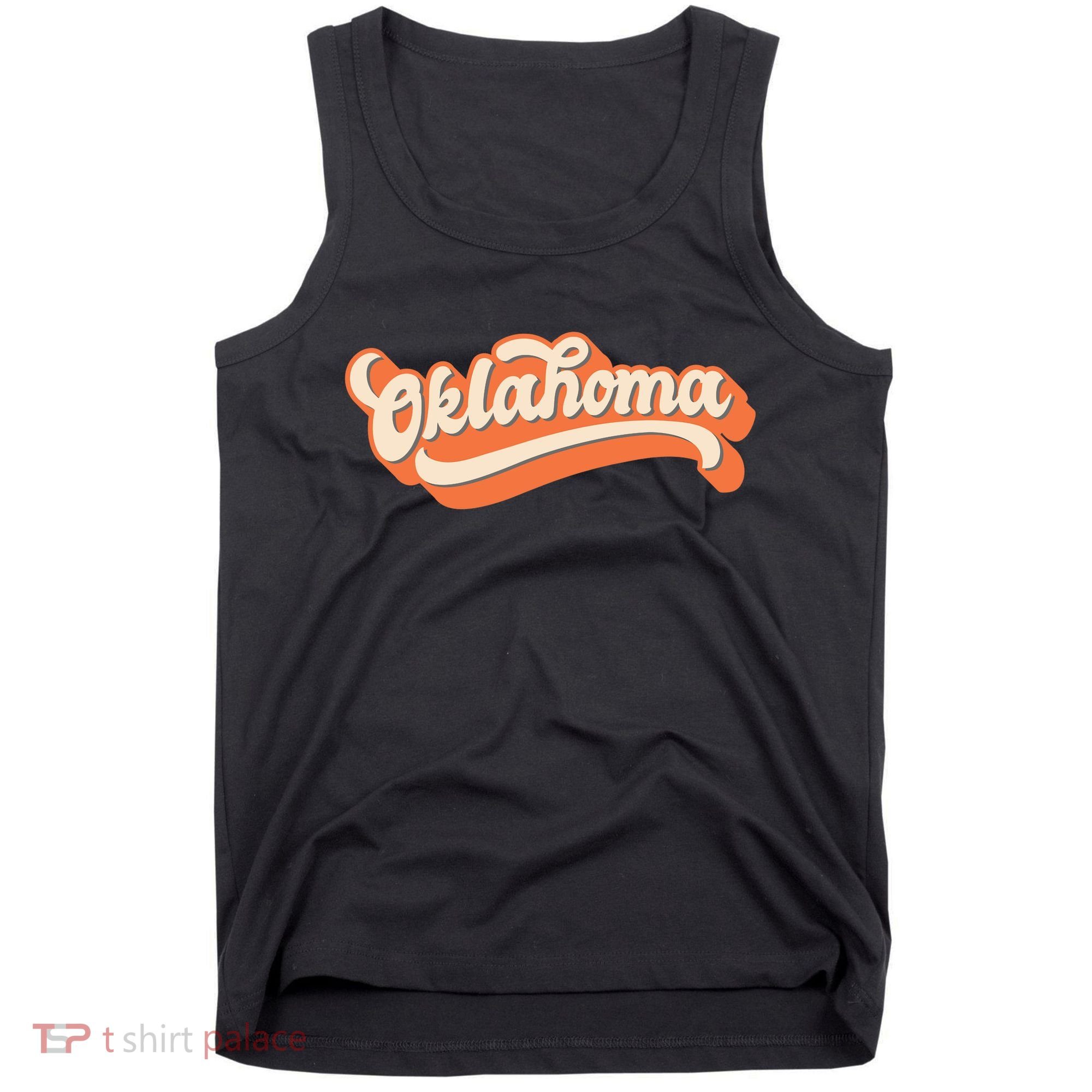Oklahoma America USA State Retro Tank Top