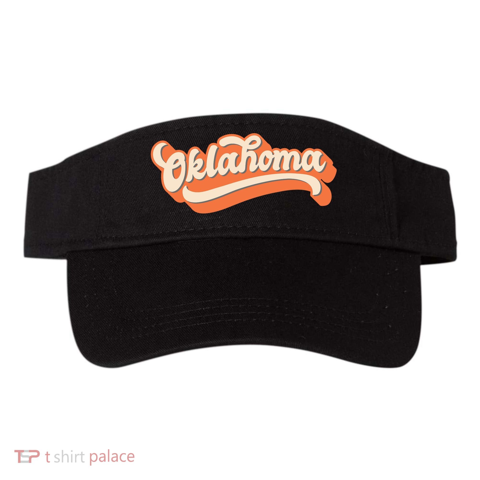 Oklahoma America USA State Retro Visor