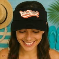 Oklahoma America USA State Retro Visor thumb 2