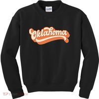 Oklahoma America USA State Retro Kids Sweatshirt thumb 0