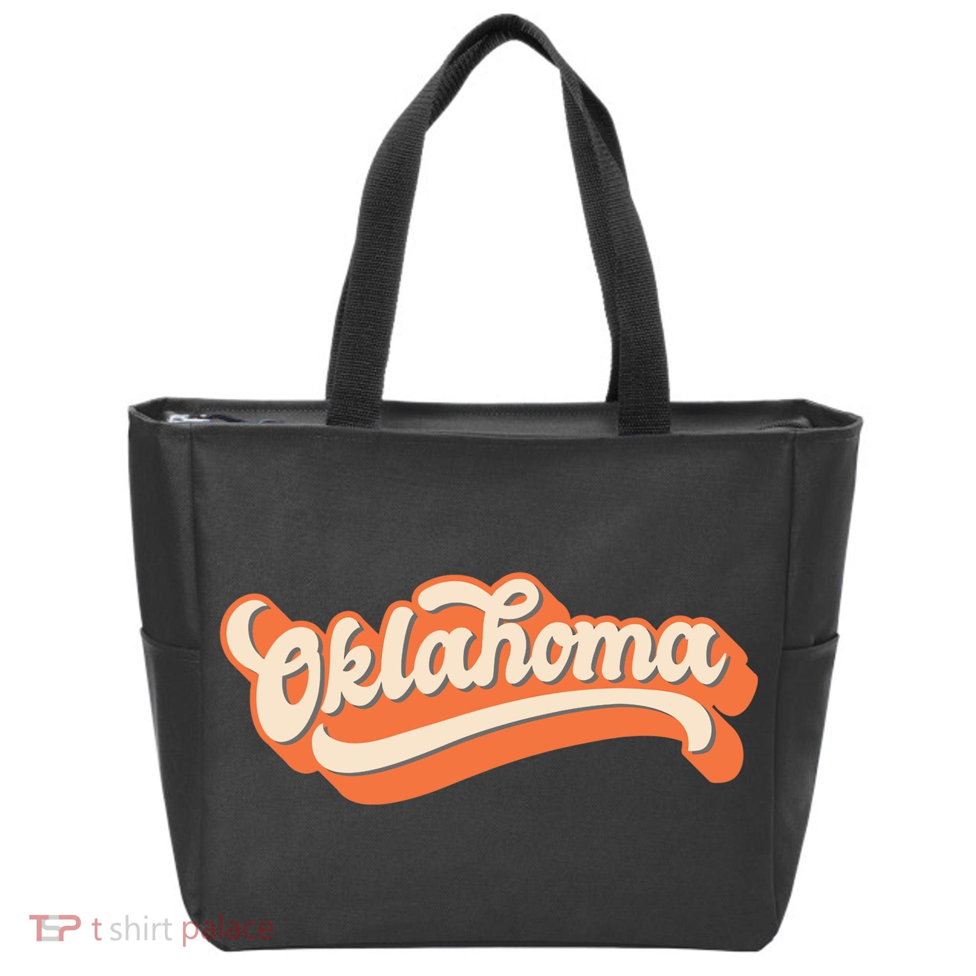 Oklahoma America USA State Retro Tote Bag