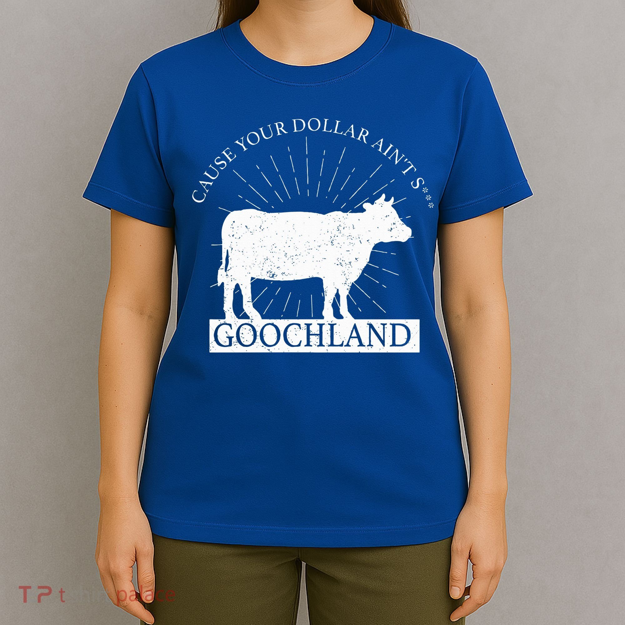 Oliver Anthony Wearing Goochland T-Shirt