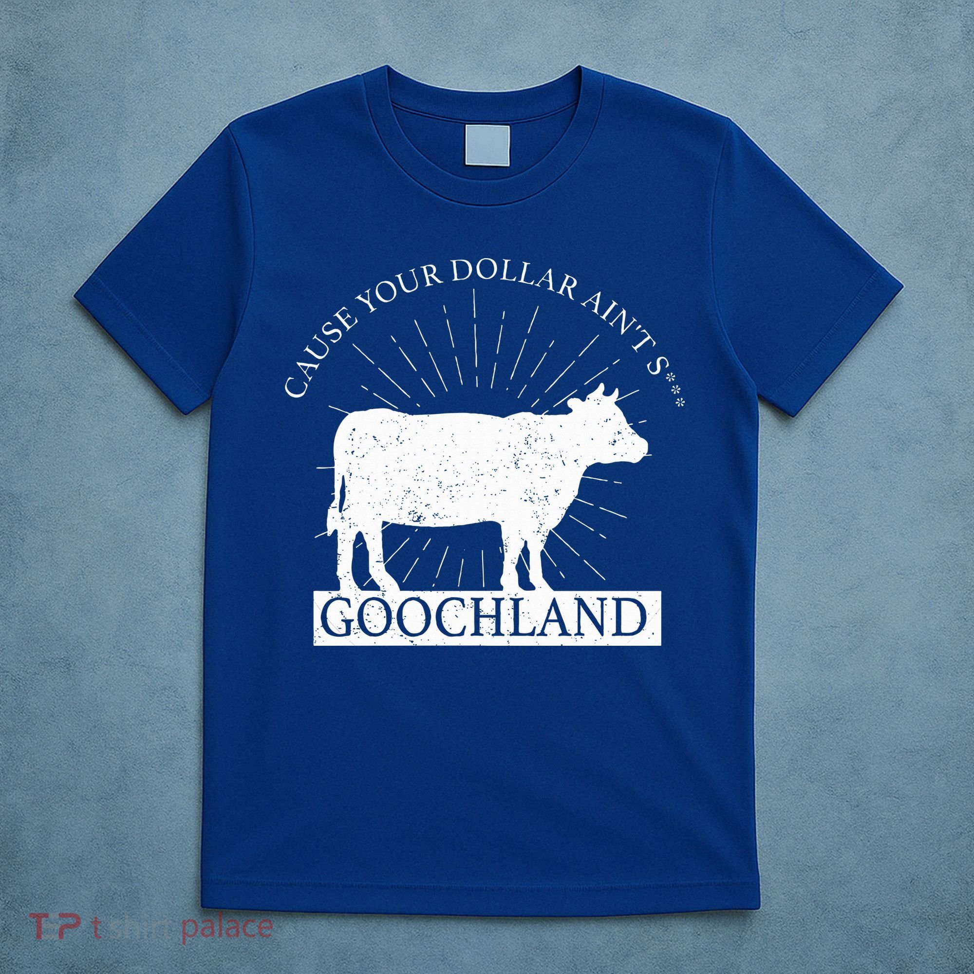 Oliver Anthony Wearing Goochland T-Shirt