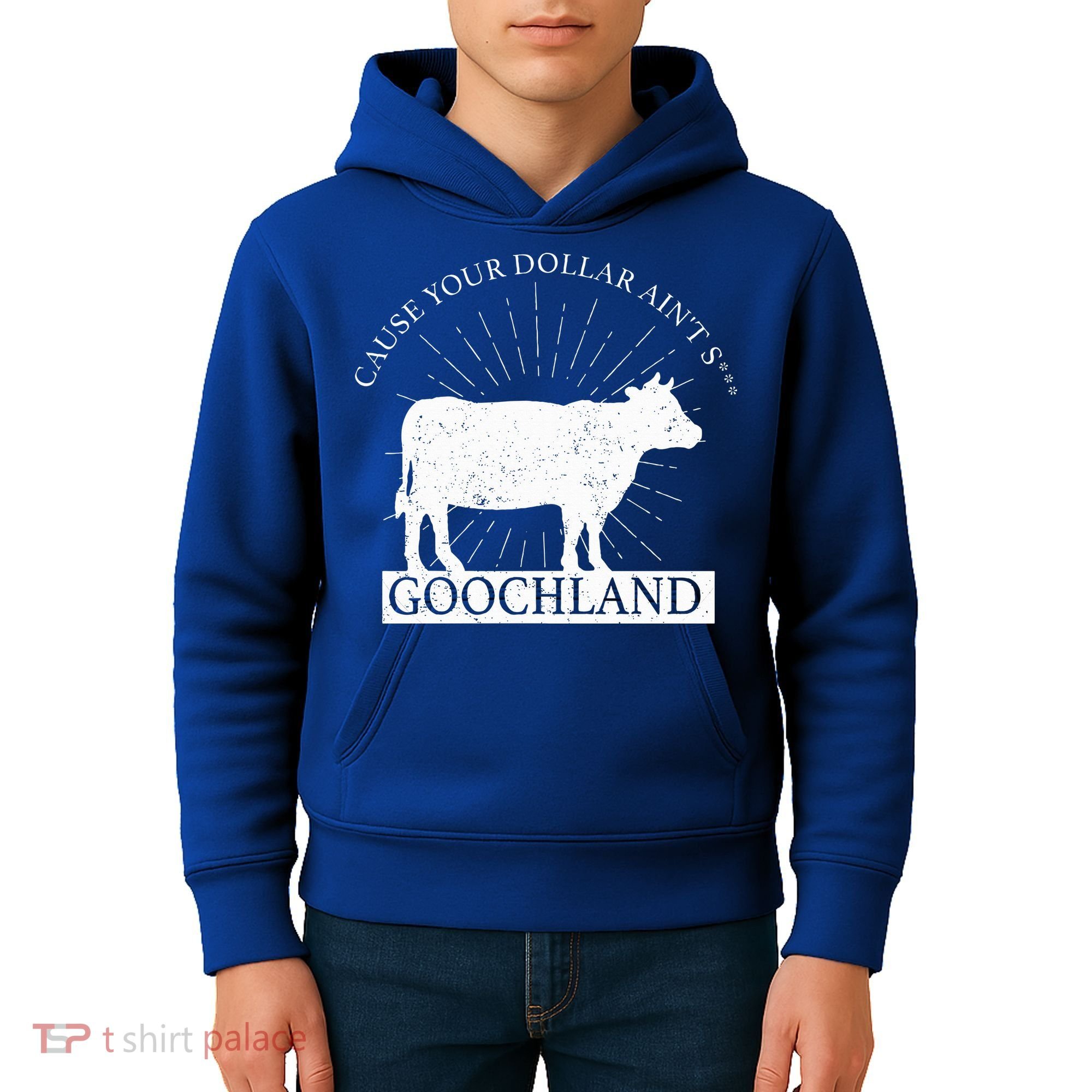 Oliver Anthony Wearing Goochland Kids Hoodie
