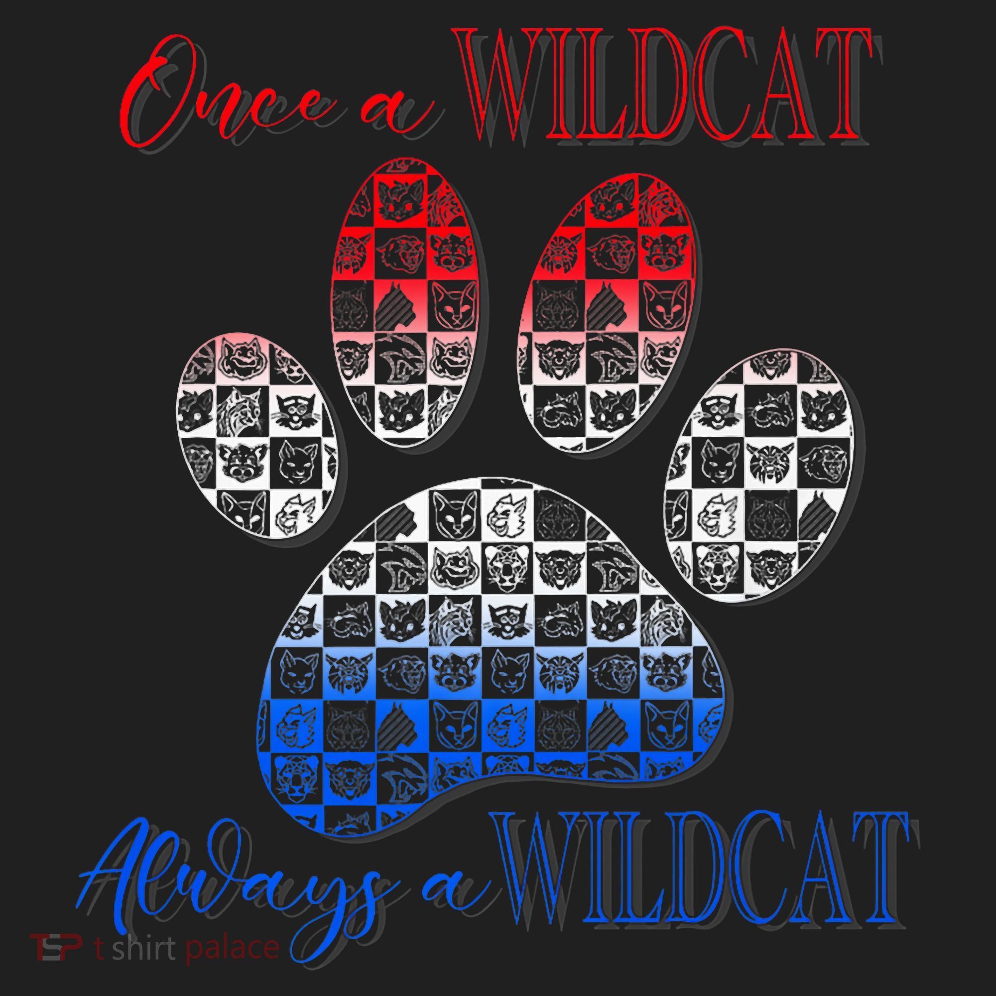 One A Wildcats Always In A Paw Print Beanie