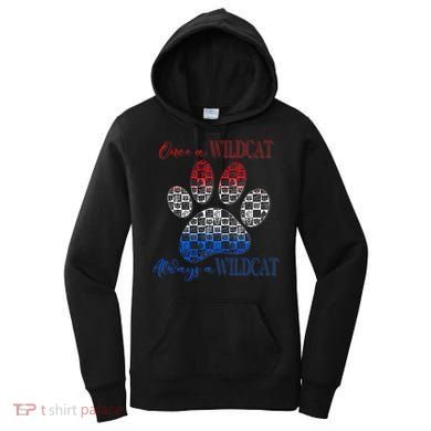 One A Wildcats Always In A Paw Print Women's Hoodie