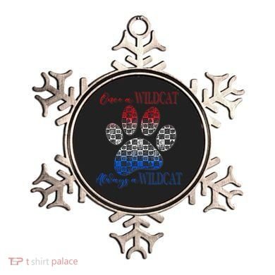One A Wildcats Always In A Paw Print Ornament