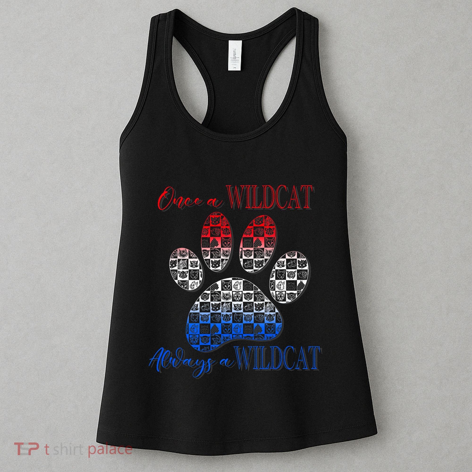 One A Wildcats Always In A Paw Print Women's Tank Top