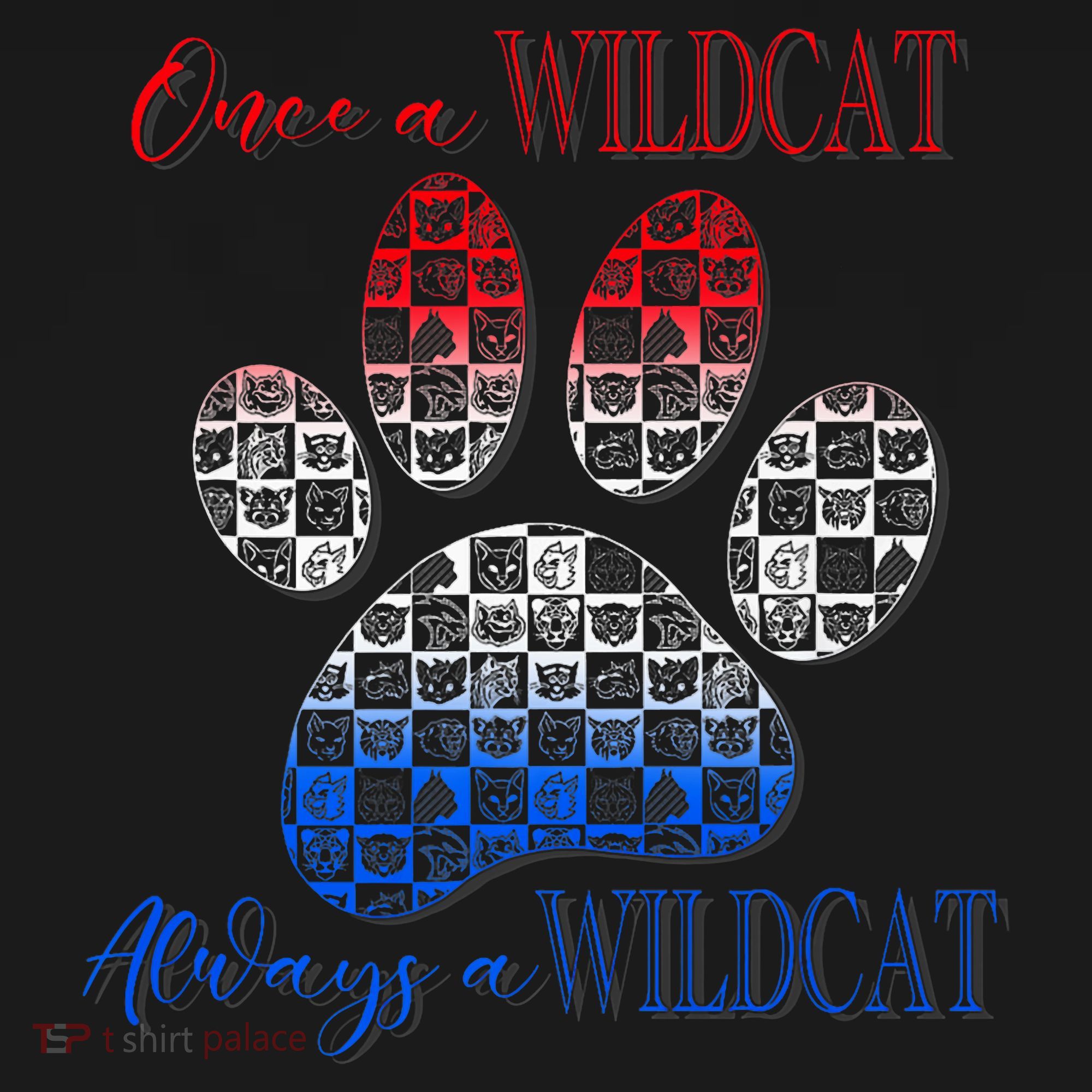 One A Wildcats Always In A Paw Print Baby Bodysuit