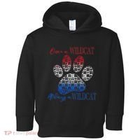 One A Wildcats Always In A Paw Print Toddler Hoodie thumb 0