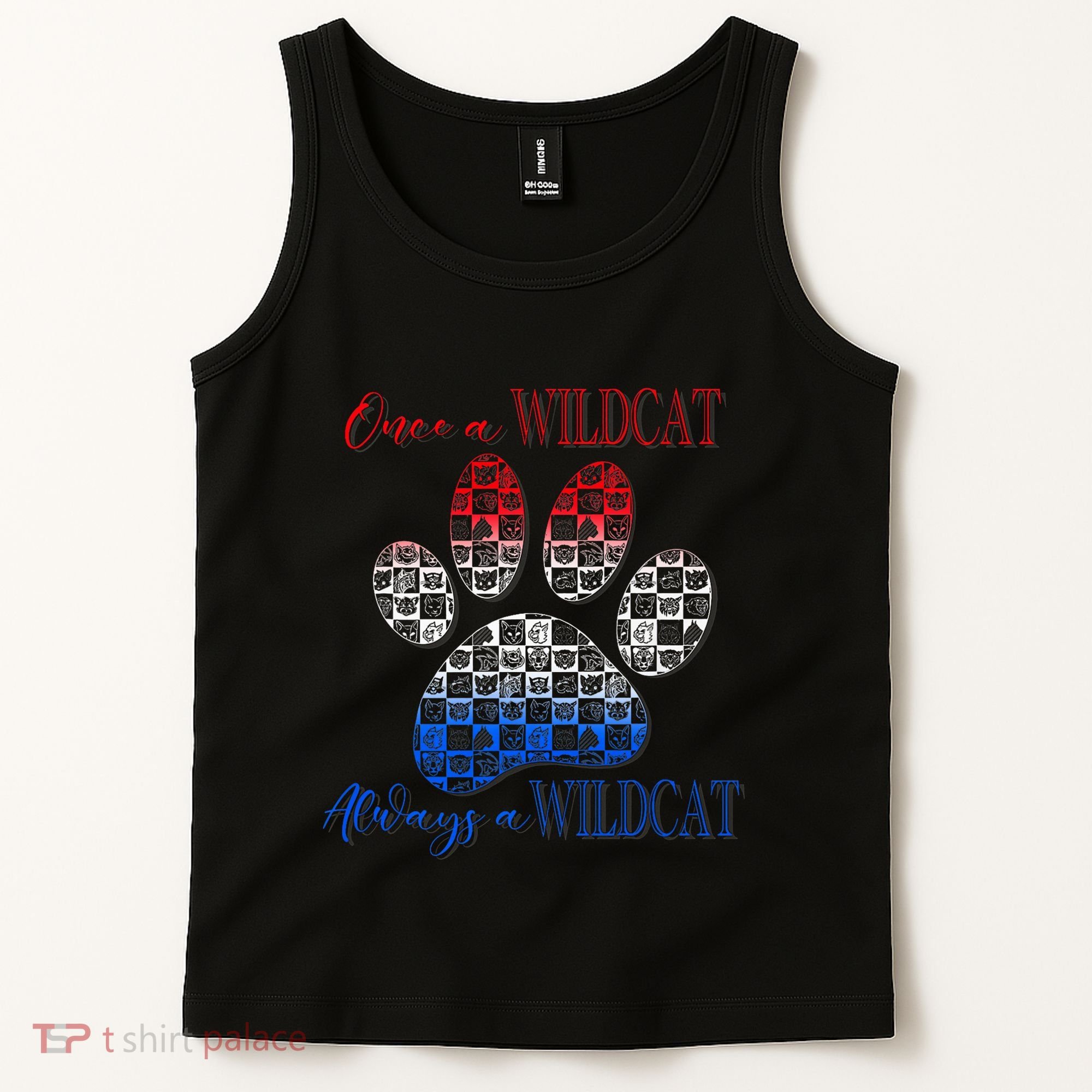One A Wildcats Always In A Paw Print Tank Top