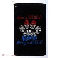 One A Wildcats Always In A Paw Print Golf Towel thumb 0