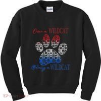 One A Wildcats Always In A Paw Print Kids Sweatshirt thumb 0