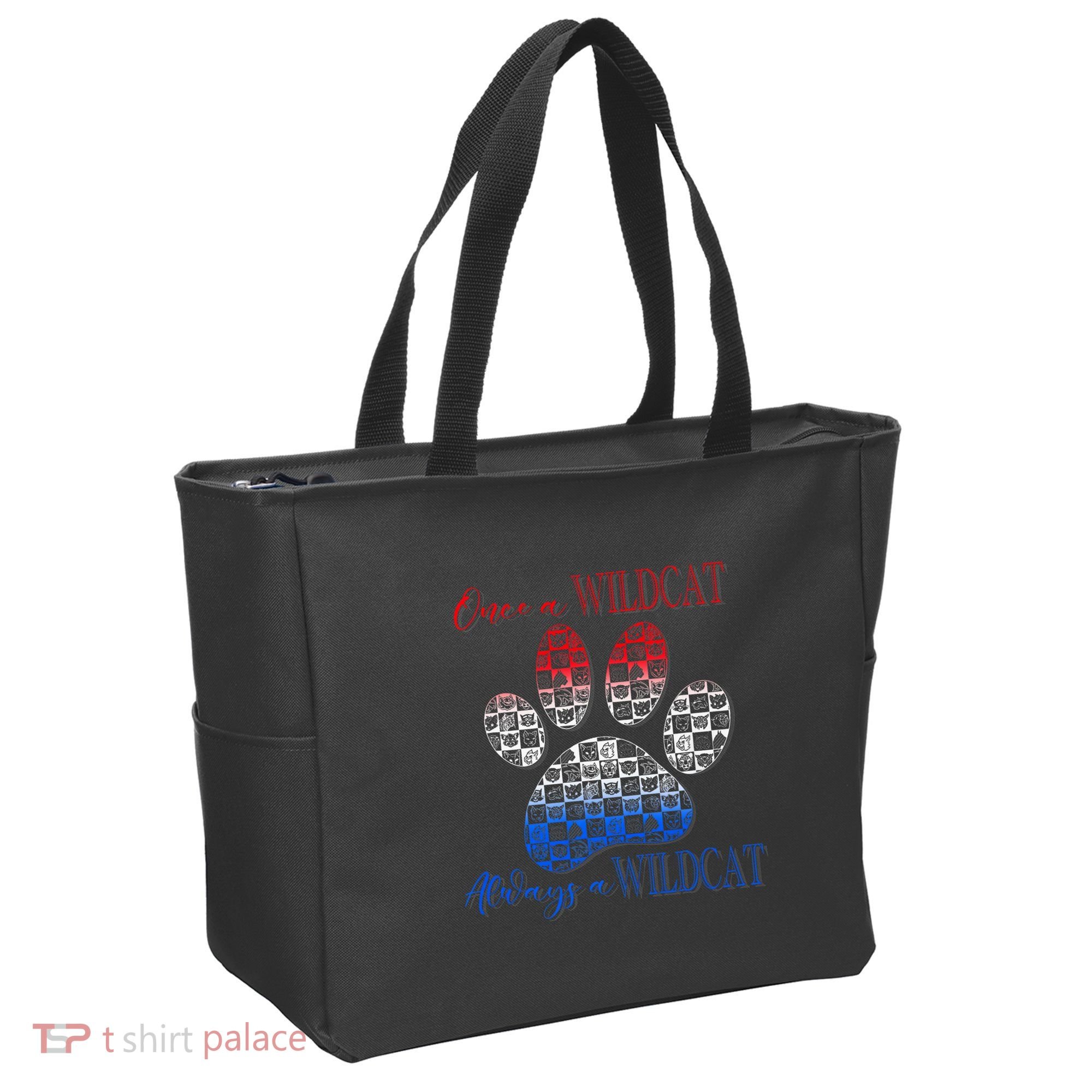 One A Wildcats Always In A Paw Print Tote Bag