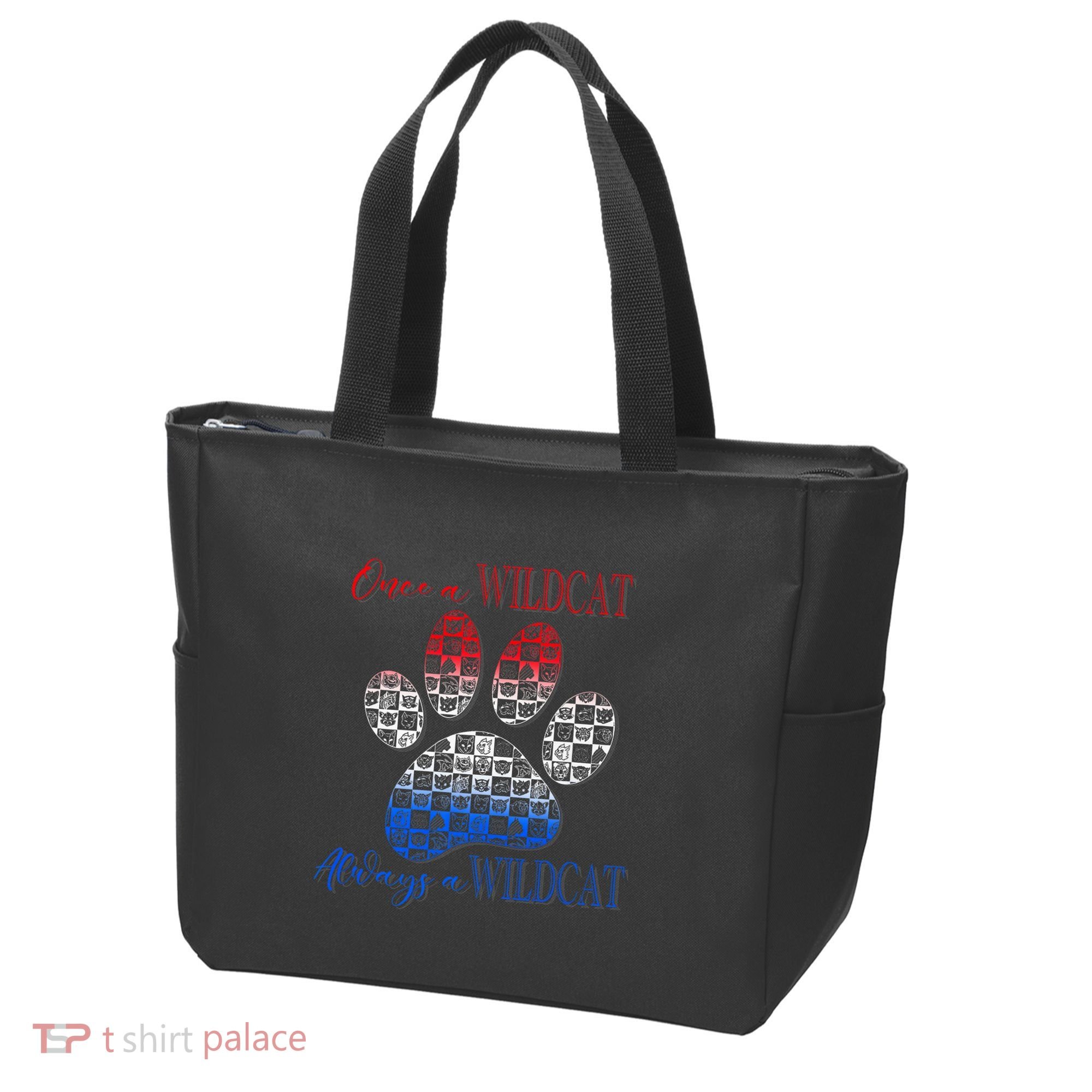 One A Wildcats Always In A Paw Print Tote Bag