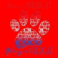 One A Wildcats Always In A Paw Print Santa Hat thumb 1