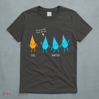 Oil And Water Don't Mix Well Funny Science T-Shirt thumb 5