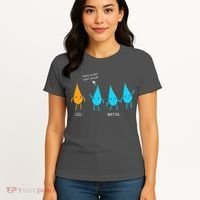 Oil And Water Don't Mix Well Funny Science Women's T-Shirt thumb 4