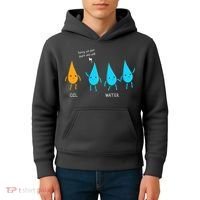 Oil And Water Don't Mix Well Funny Science Kids Hoodie thumb 4