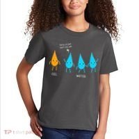 Oil And Water Don't Mix Well Funny Science Kids T-Shirt thumb 2