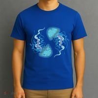 Ocean Animal Zoo Keeper Gift Sea Creature Animal Jellyfish Gift T-Shirt thumb 3