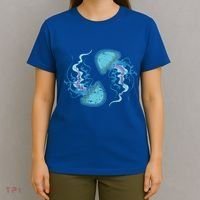 Ocean Animal Zoo Keeper Gift Sea Creature Animal Jellyfish Gift T-Shirt thumb 4