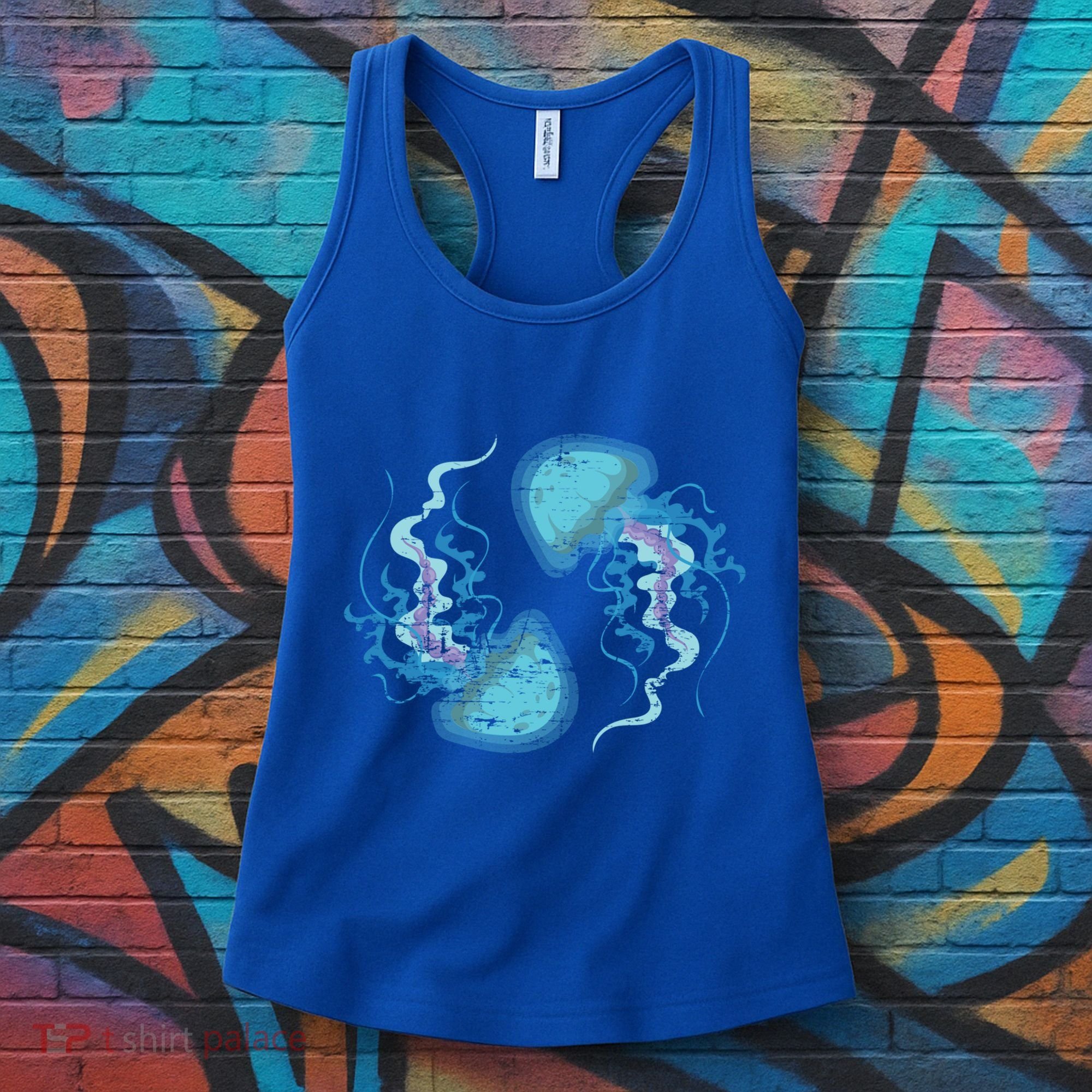 Ocean Animal Zoo Keeper Gift Sea Creature Animal Jellyfish Gift Women's Tank Top