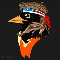 Oriole Bird American Hero Funny Trendy Bucket Hat thumb 4