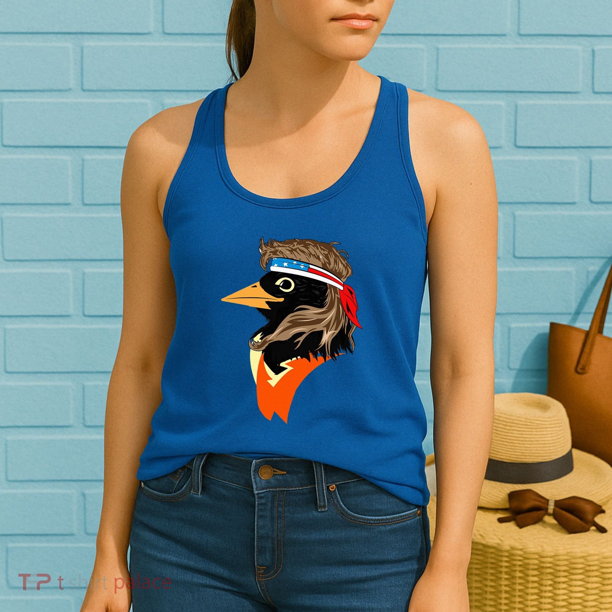 Oriole Bird American Hero Funny Trendy Women's Tank Top