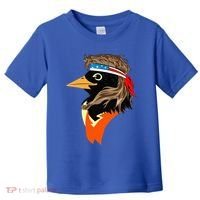 Oriole Bird American Hero Funny Trendy Toddler T-Shirt thumb 0