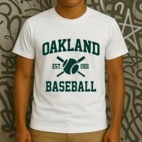 Oakland Baseball Athletic Vintage Sports Team Fan T-Shirt thumb 3