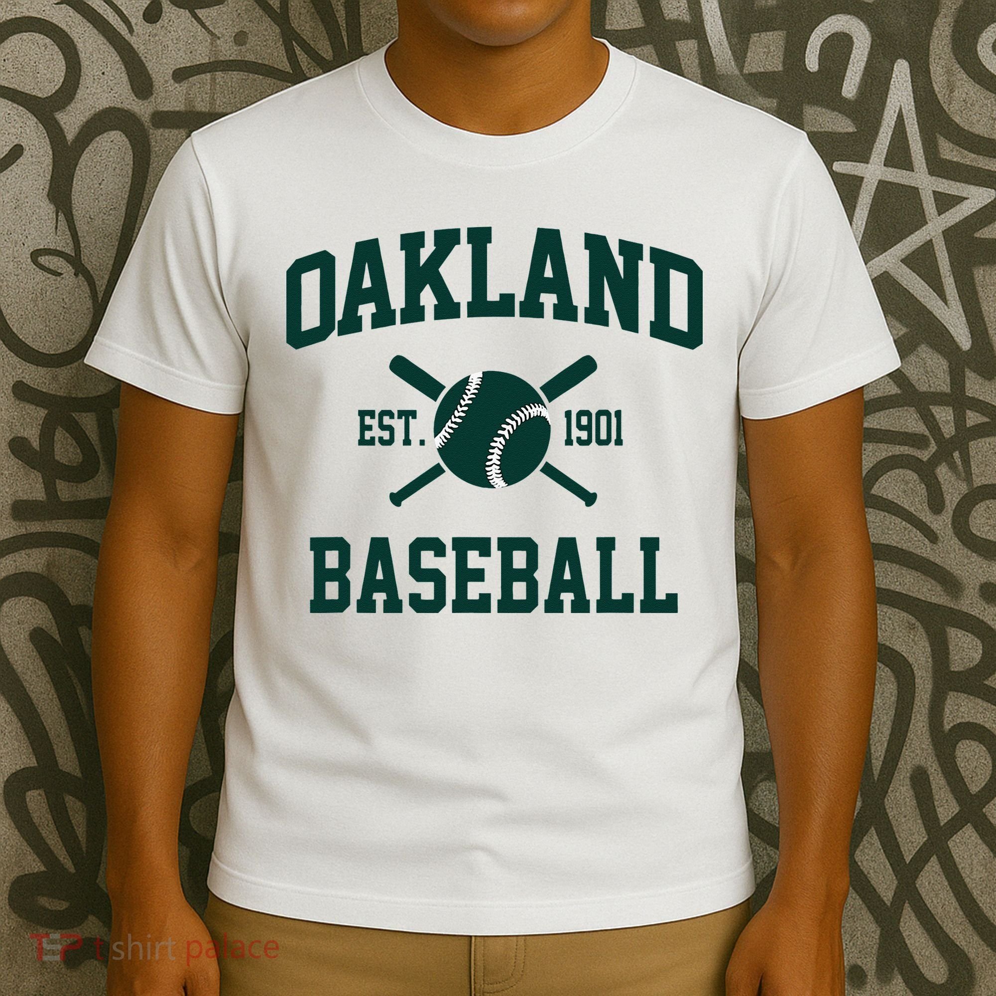 Oakland Baseball Athletic Vintage Sports Team Fan T-Shirt