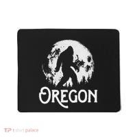 Oregon Bigfoot At Night! Cool Full Moon & Trees Sasquatch Mousepad thumb 0