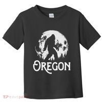 Oregon Bigfoot At Night! Cool Full Moon & Trees Sasquatch Toddler T-Shirt thumb 0