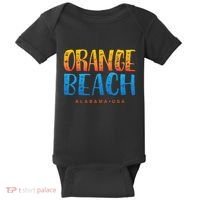 Orange Beach Alabama Souvenir Baby Bodysuit thumb 0