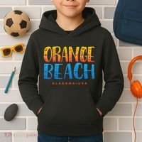 Orange Beach Alabama Souvenir Kids Hoodie thumb 2