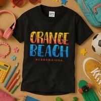 Orange Beach Alabama Souvenir Kids T-Shirt thumb 3