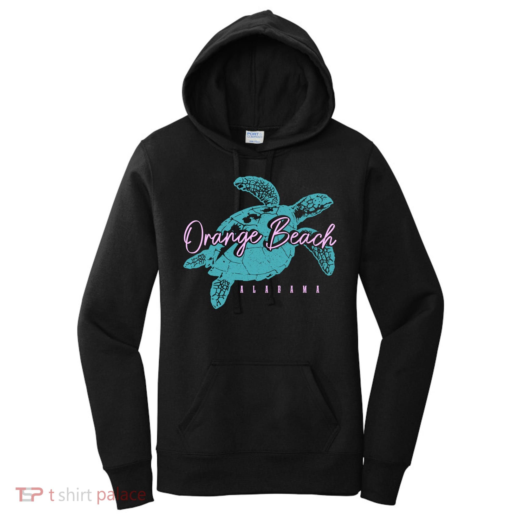 Orange Beach Alabama Al Sea Turtle Vacation Souvenir Gift Women's Hoodie