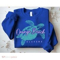 Orange Beach Alabama Al Sea Turtle Vacation Souvenir Gift Sweatshirt thumb 2