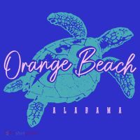 Orange Beach Alabama Al Sea Turtle Vacation Souvenir Gift Mousepad thumb 1