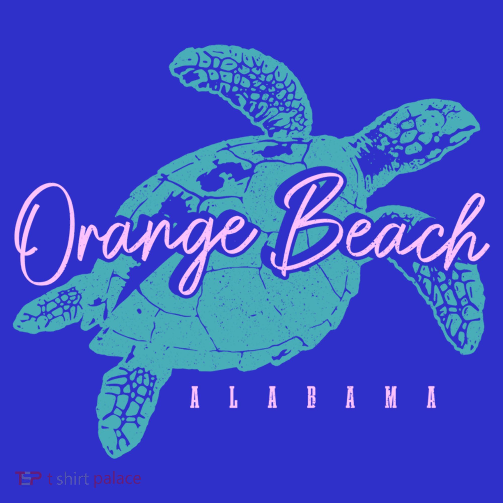 Orange Beach Alabama Al Sea Turtle Vacation Souvenir Gift Mousepad