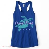Orange Beach Alabama Al Sea Turtle Vacation Souvenir Gift Women's Tank Top thumb 0