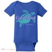 Orange Beach Alabama Al Sea Turtle Vacation Souvenir Gift Baby Bodysuit thumb 0