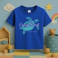 Orange Beach Alabama Al Sea Turtle Vacation Souvenir Gift Toddler T-Shirt thumb 3