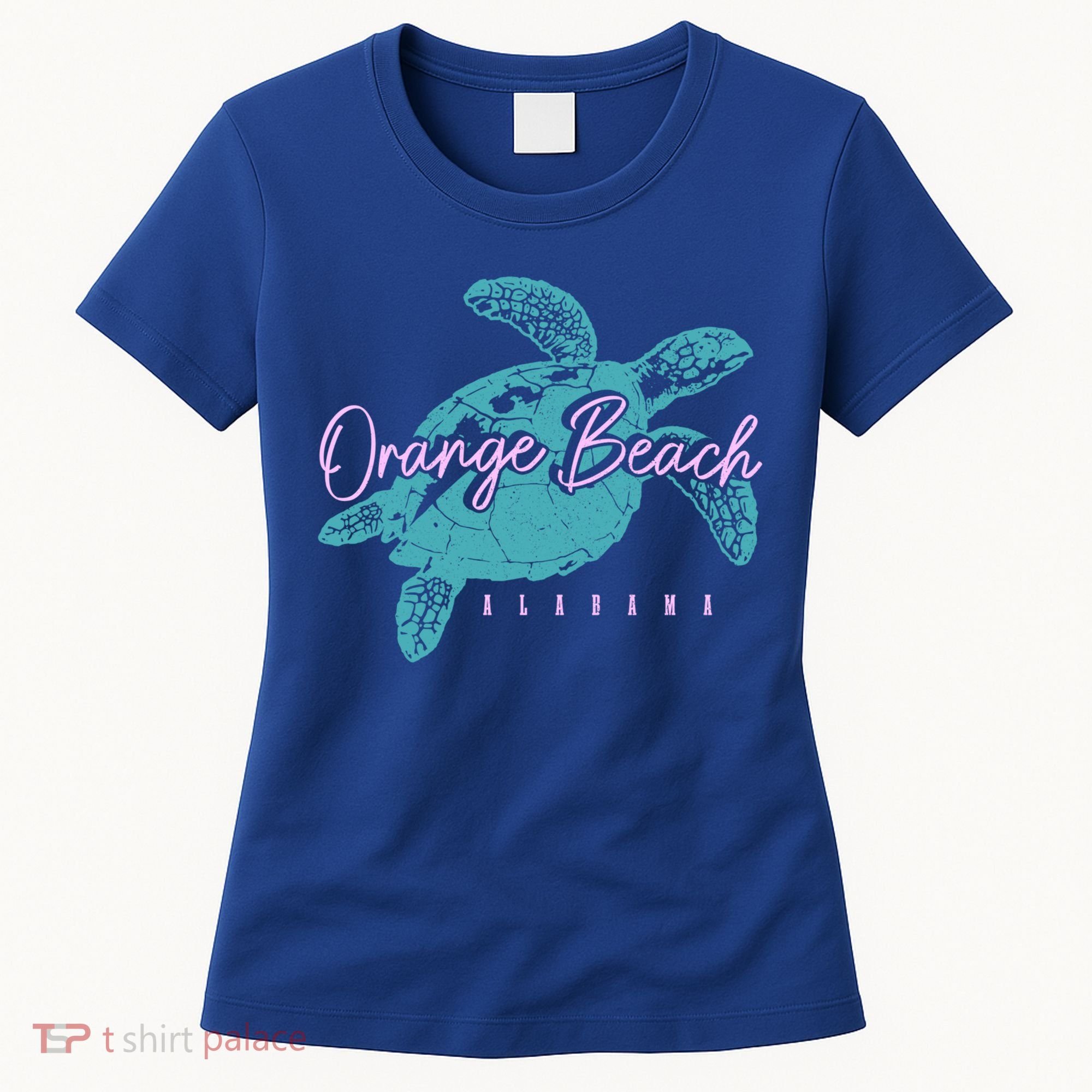 Orange Beach Alabama Al Sea Turtle Vacation Souvenir Gift Women's T-Shirt
