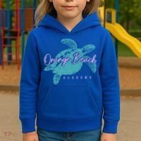 Orange Beach Alabama Al Sea Turtle Vacation Souvenir Gift Kids Hoodie thumb 3