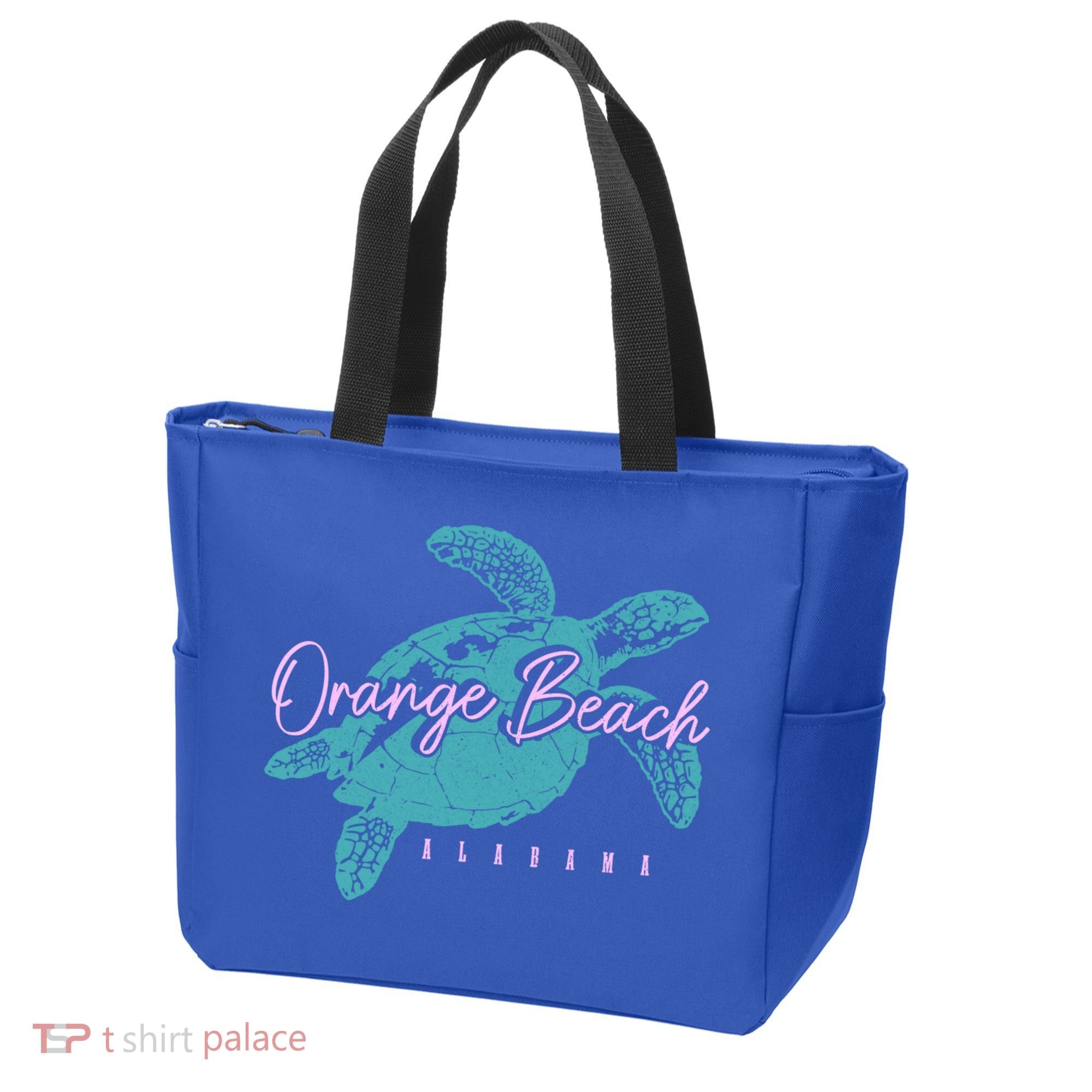 Orange Beach Alabama Al Sea Turtle Vacation Souvenir Gift Tote Bag