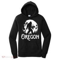 Oregon Bigfoot At Night Cool Full Moon Trees Sasquatch Women's Hoodie thumb 0